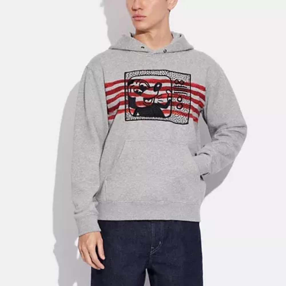 🐭 Coach Disney Mickey Mouse X Keith Haring Hoodie
